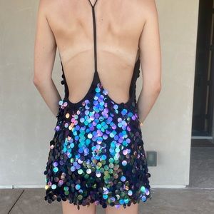 Glitzy cocktail dress